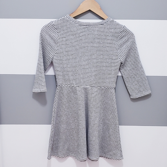 Striped Front Knot Dress - Picture 2 of 2